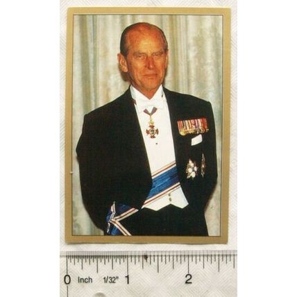 1991 Panini sticker Royal Family No. 6 Prince Philip