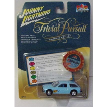 JOHNNY LIGHTNING ' POP CULTURE ' TRIVIA PURSUIT 1976 AMC PACER ( 2022)