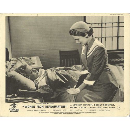 WOMEN FROM HEADQUARTERS Virginia Huston, Robert Rockwell F-O-H Stills Set (8)