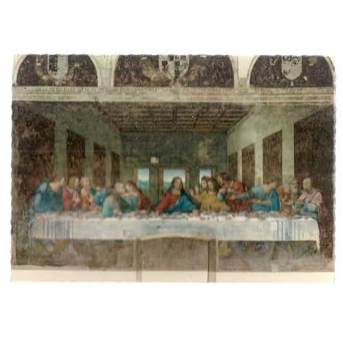 LAST SUPPER PAINTING, , MILAN, MILANO. unused postcard =