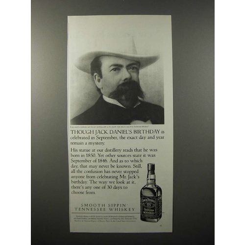 1995 Jack Daniel's Whiskey Ad - Birthday