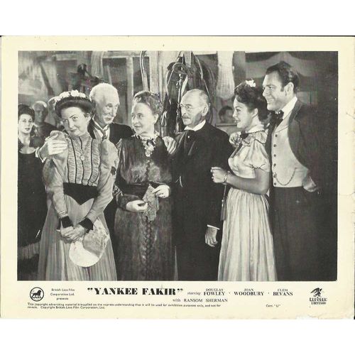 YANKEE FAKIR Douglas Fowley, Joan Woodbury F-O-H Stills (5)