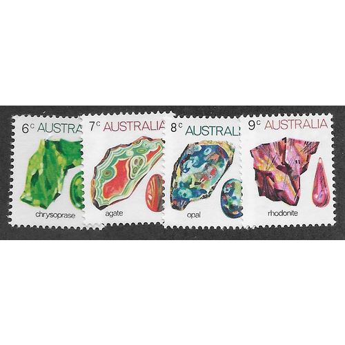 AUS 1973 U/M 'MINERALS' (4v) (EBID65-063)