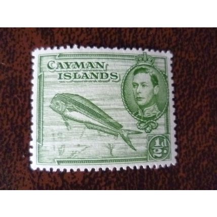 Cayman Islands 1938 Geoge VI definitives Caribbean dolphinfish mint stamp SG116