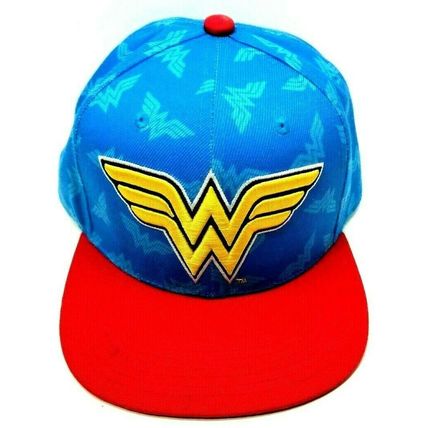 Wonder Woman Snapback Ball Cap Hat Big Logo (T11)