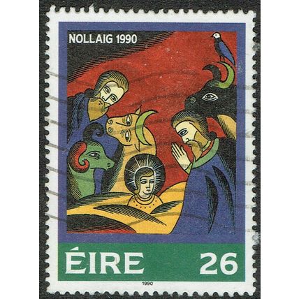 Ireland 1990 Christmas 26p Multicoloured SG790 GU