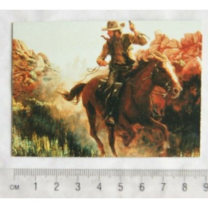 1996 Wild West, The Art of Mort Kunstler, Promo Card 2