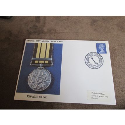 1972 National British Army Museum GB Cover - Ashantee Medal