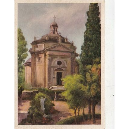 Roma S Paulo Alle Tre Fontane Artist Unknown Postcard unused VGC
