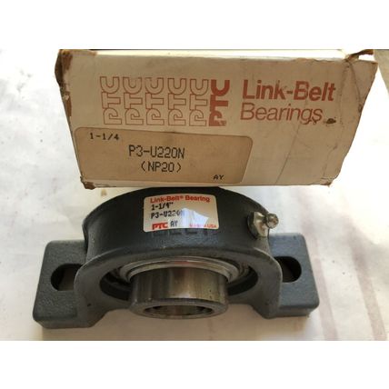 NEW P3-v220n,1-1/4" Link-Belt P3-U220N LINKBELT Ball Bearing Pillow Block,TH