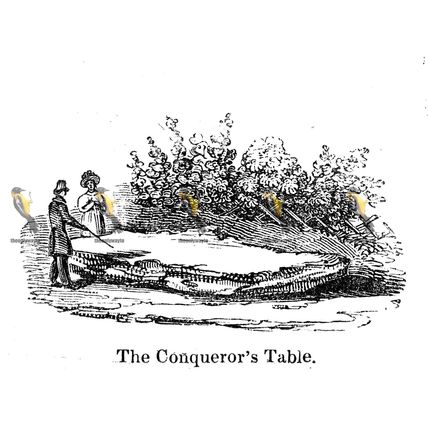 Conquerors Table, St Leonards, Sussex, England, 1840, MODERN REPRODUCTION