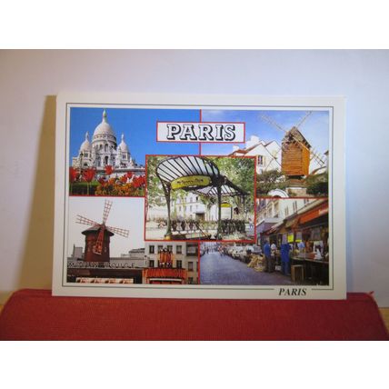 multiview, PARIS, FRANCE used postcard 2004? pm =