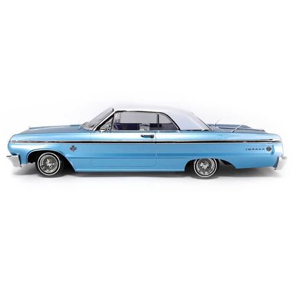 REDCAT SIXTYFOUR RTR RC LOWRIDER CAR 1:10 1964 CHEVY IMPALA HOPPING Blue/White