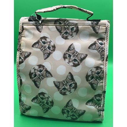 A Very Sweet NWOT Betsy Johnson Cute Cat Print Insulated Lunch Bag