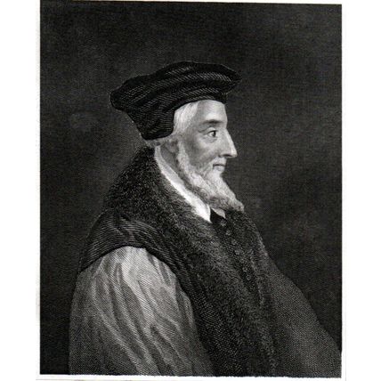 BISHOP LATIMER 1838 John Rogers - Adriaen van der Werff ANTIQUE ENGRAVING