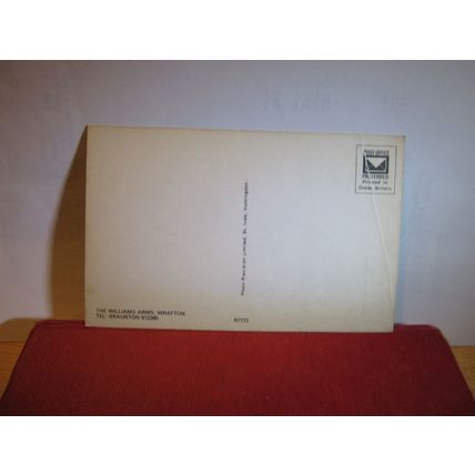 THE WILLIAMS ARMS, WRAFTON, BRAUNTON, DEVON, unused postcard =