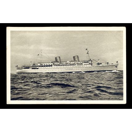 LS3823 - Lloyd Triestino Liner - Victoria - postcard