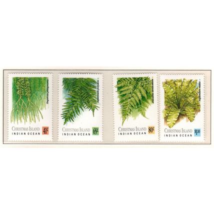 Christmas Island ASC 253-56 1989 Ferns Mint never hinged