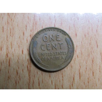 1938 USA 1 Cent Lincoln Wheat Coin
