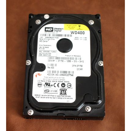Western Digital Caviar Serial Ata Sata 40 Gig hard drive