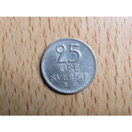 Sweden 1969 25 Ore Coin