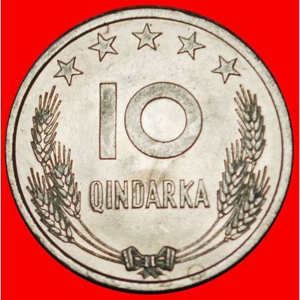 Ⰶ CHINA:SOCIALIST ALBANIA (1945-1990)★10 QINDARKA 1944-1969★LOW START★NO RESERVE
