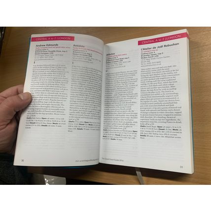 2015 "THE GOOD FOOD GUIDE 2016" HARDBACK BOOK (P5)