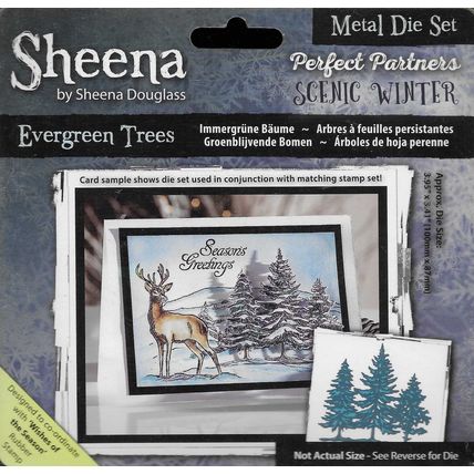 Sheena. Evergreen Trees Die. Die Cutting Cardmaking Scrapbooking Crafts
