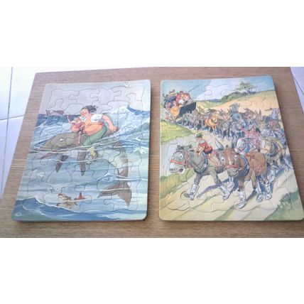 PINOCCHIO Jigsaw Puzzles (6 x 33 Large Pieces) Heritage Toys & Games (2008)