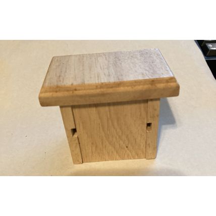 Dollhouse Miniatures Nightstand 2 1/2"