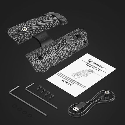 DARKFANG Compact/Full Size 1911 Laser Grip with Ambi Safety Cut, G10 1911 Laser