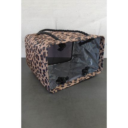 Leopard Waterproof Canvas Toiletry Bag