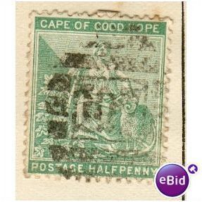 Cape Of Good Hope 1882 - SG61 - ½p grey - Hope seated - used