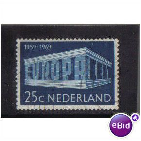 NETHERLANDS 1969 EUROPA 25C F/U SG1090