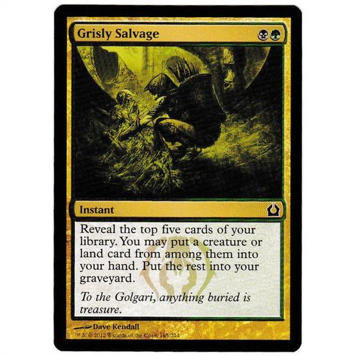Magic the Gathering - Return to Ravnica - #165/274 - Grisly Salvage