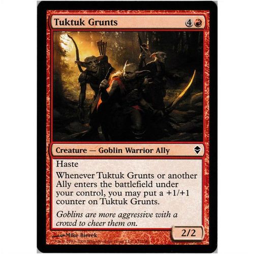 Magic the Gathering - Zendikar - #152/249 - Tuktuk Grunts