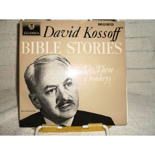 DAVIS KOSSOFF – Bible Stories -The Three Donkeys -1964- 7" SINGLE -1982- NM