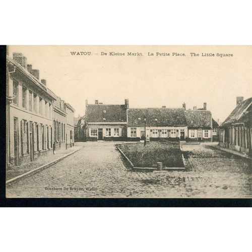 Watou - De Kleine Markt. La Petite Place - Boerhave De Bruyne, Watou