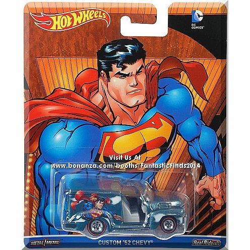 Hot Wheels - Custom '52 Chevy: 2016 Pop Culture Series *Superman / Blue Edition*
