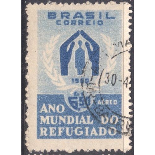 Brazil 1960 - SG1025 - 6cr.50 blue - "Care Of Refugees" - used