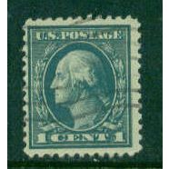 Used 498 1c George Washington Fine A10636