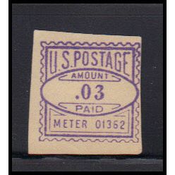 Used Revenue Meter Postage Due KA8679