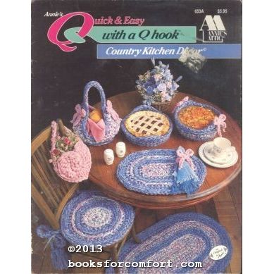 Annies Quick & Easy with a Q Hook Country Kitchen Decor 653A
