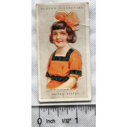 1923 Ogdens Children of All Nations No. 49 United States