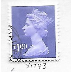 GB MACHIN SGY1743 Y1743 £1 VALUE FINE USED