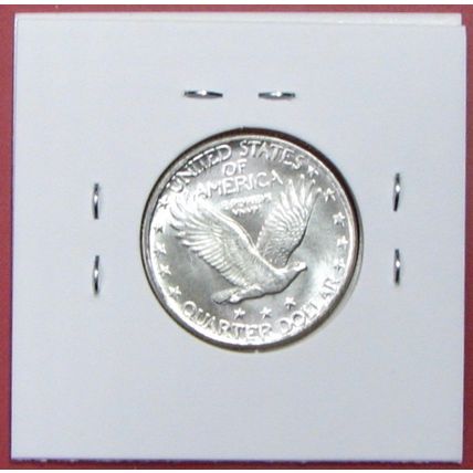 1918-D Standing Liberty Quarter. Replica.