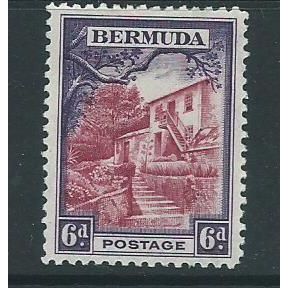 bermuda stamps sg104 sg104 and sg 104a both shades one mnh