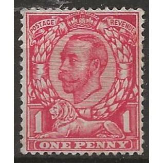 1912 SG345 1d Scarlet Wmk Royal Cypher Simple Unmounted Mint ...