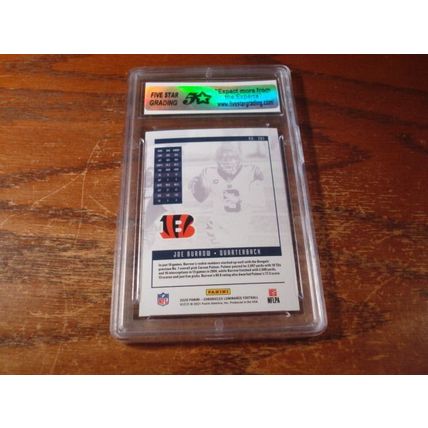 2020 Panini Chronicles, Graded Mint 9, JOE BURROW, Luminance, Rc