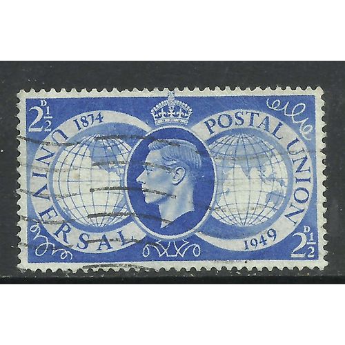 GB 1949 KGV1 2 1/2d Postal Union SG 499 ( M173 )